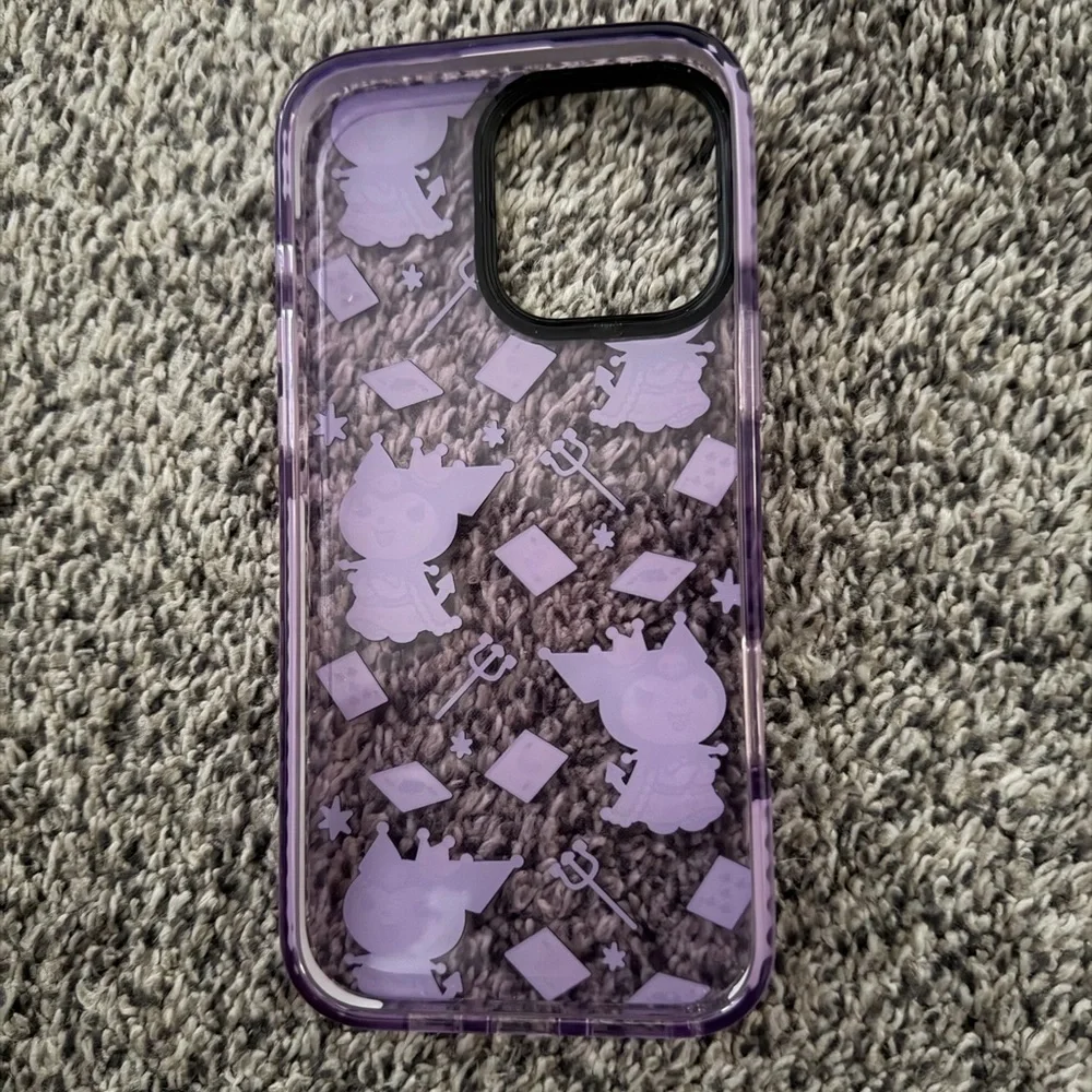 iPhone 16 Pro Max Purple Kuromi Case